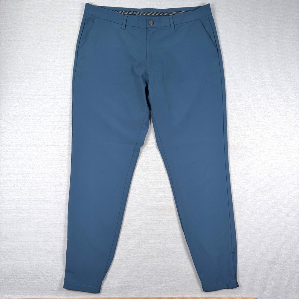 Primo Golf Jogger Pants Mens Size 38 Tall (38x30) Blue Poly Spandex
